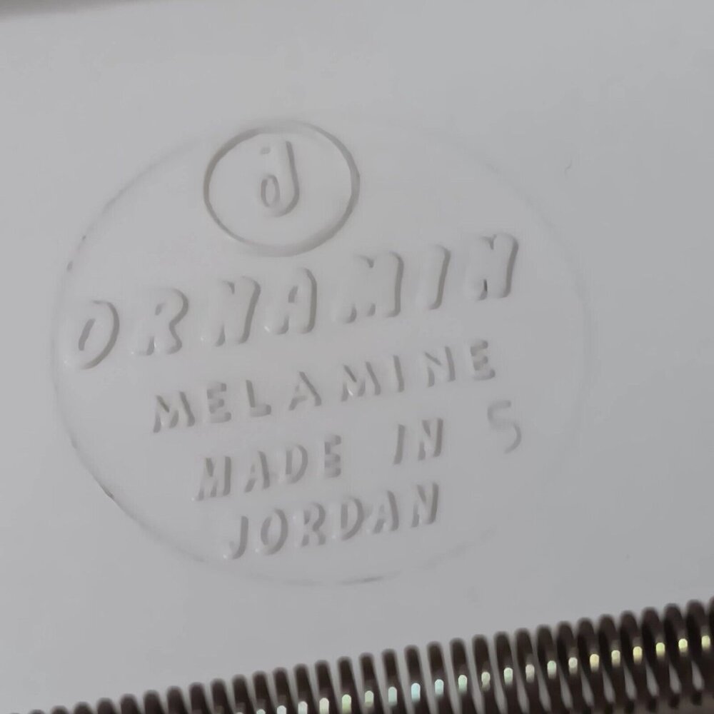 Vintage Jerash Jordan Ornamin Melamine Picture Trinket Dish Roman Architecture - Picture 3 of 13